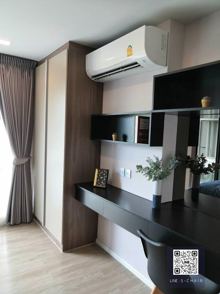 🎉FOR RENT>> Kave Town Space Rangsit - BU>> ห้องขนาด 24 ตร.ม. อาคาร D ชั้น 2 เฟอร์นิเจอร์ built-in พร้อมเครื่องใช้ไฟฟ้าครบ ใกล้ ม.กรุงเทพ #LV-MO1400