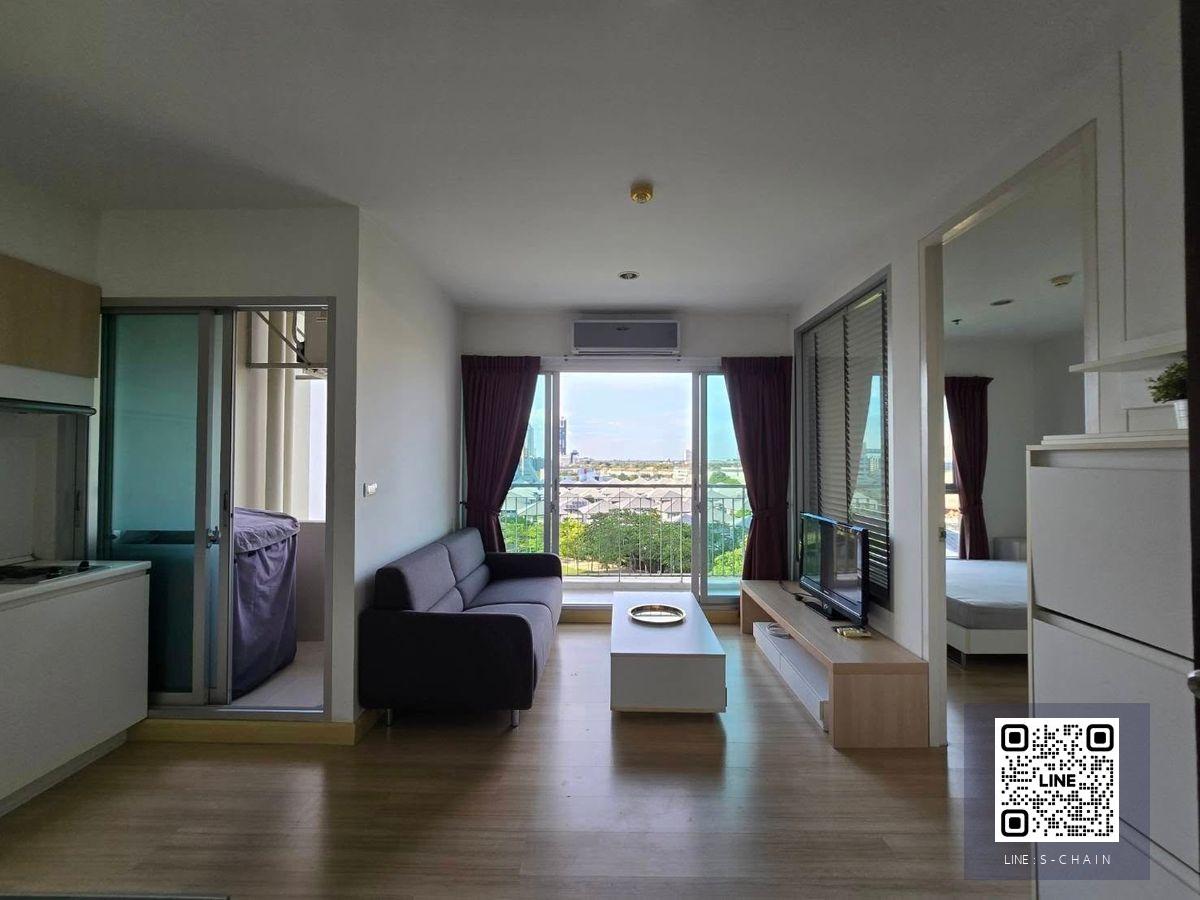 FOR RENT>> Parkland Srinakarin Lakside >> 🌈✨ ใกล้ MRT ศรีลาซาล ชั้น 8 วิวเลค และสระว่ายน้ำ ระเบียงหันเหนือ ห้องเย็นลมสบายตลอดปี  ห้องหน้ากว้าง วิวดี #LV-MO1803