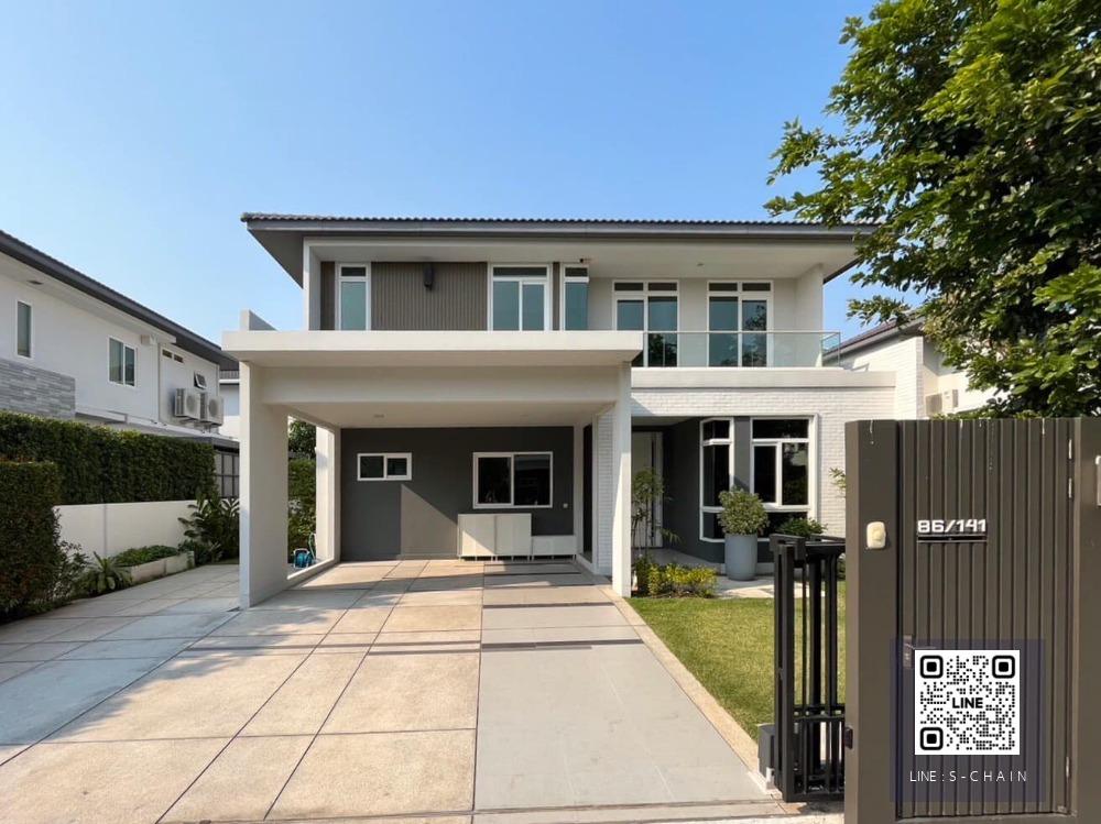 HOME FOR RENT>> บ้านมัณฑนา 2 กม.7 >> บ้านเดี่ยว 2 ชั้น เดินทางสะดวก ใกล้ถนนบางนา - ตราด ใกล้สนามบินสุวรรณภูมิ #MO-1541