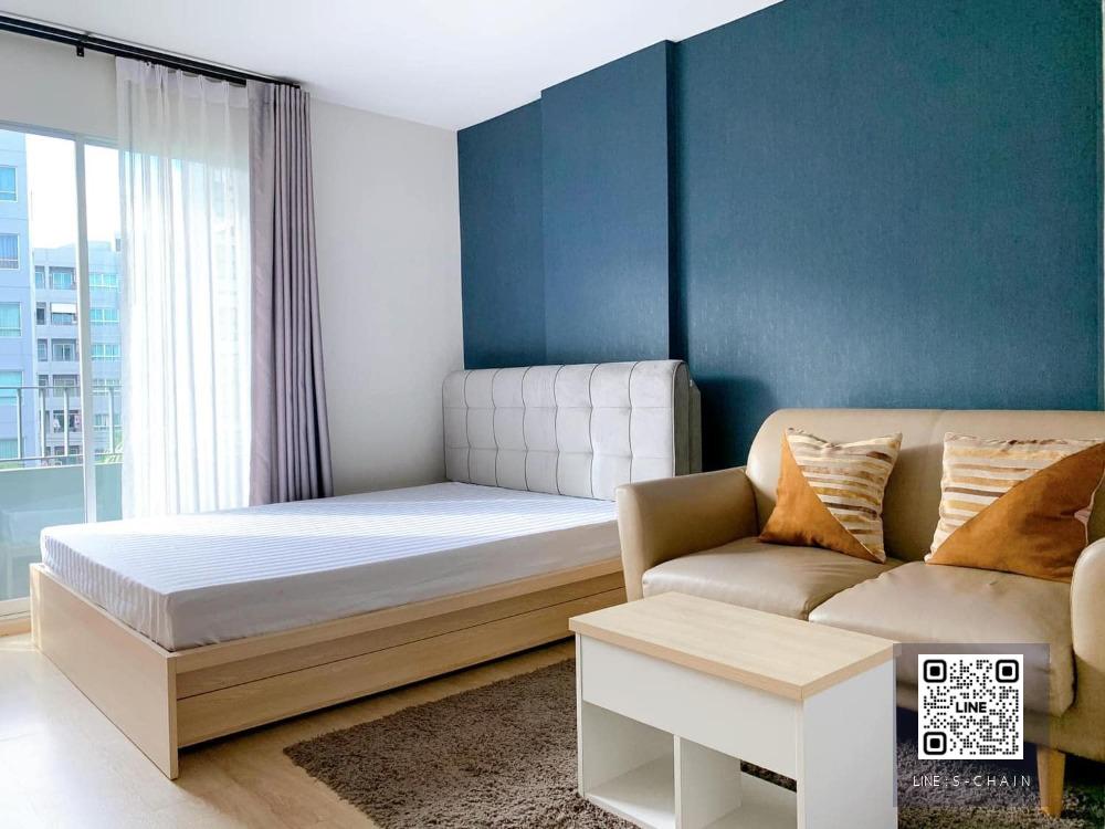 🍀⭐FOR RENT>> Elio Del Ray Sukhumvit 64>> ห้อง studio ขนาด 25 ตร.ม. ชั้น 5 วิวสระว่ายน้ำ  สภาพใหม่ ติด wall paper ทั้งห้อง #LV-MO849