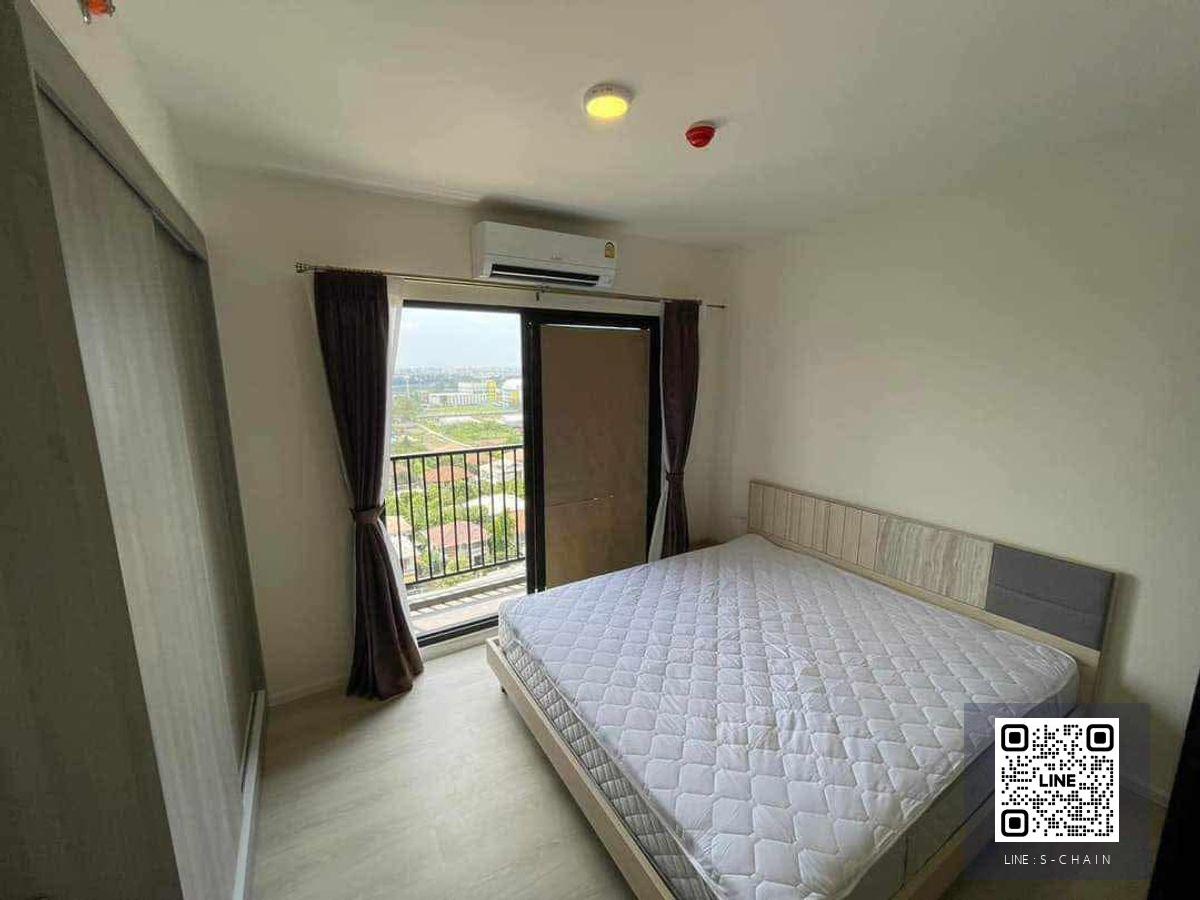 FOR RENT>> 📢A Space Mega 2>> ⭐ชั้น 12A วิวทางด่วน ใกล้ IKEA ตึกใหม่ ห้องใหม่ เงียบสงบ ทิศใต้ ลมโกรก พร้อมเฟอร์ เครื่องใช้ไฟฟ้าครบ #LV-MO1656