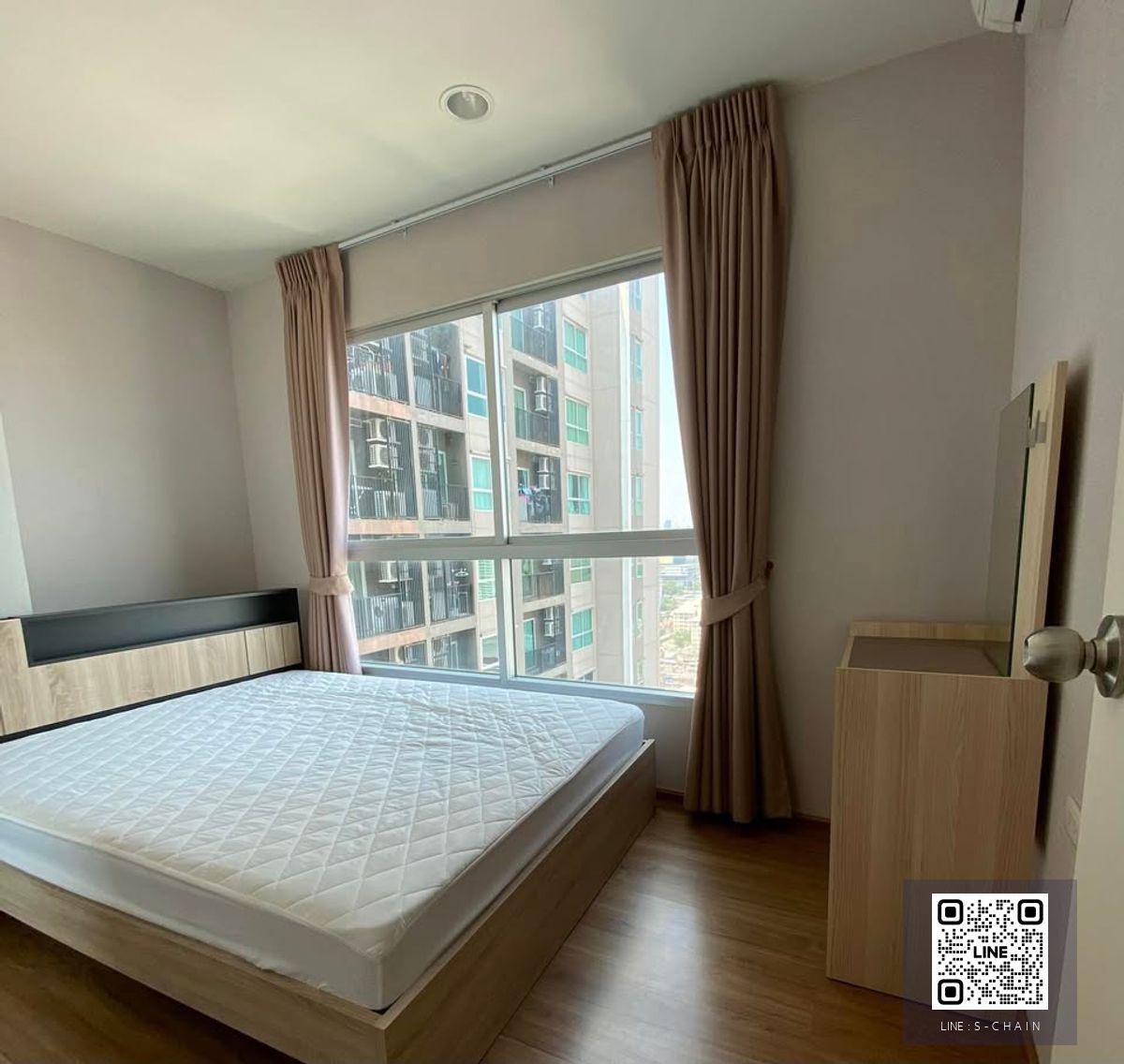 🌟FOR RENT🌈Fuse Chan Sathorn>> ชั้น 26 ห้องริม อาคาร A คอนโดใจกลางสาทร บรรยากาศวิวเมืองในยามค่ำคืน, ตกแต่งครบพร้อมอยู่ ใกล้ทางด่วน Central พระราม 3 #LV-MO1603