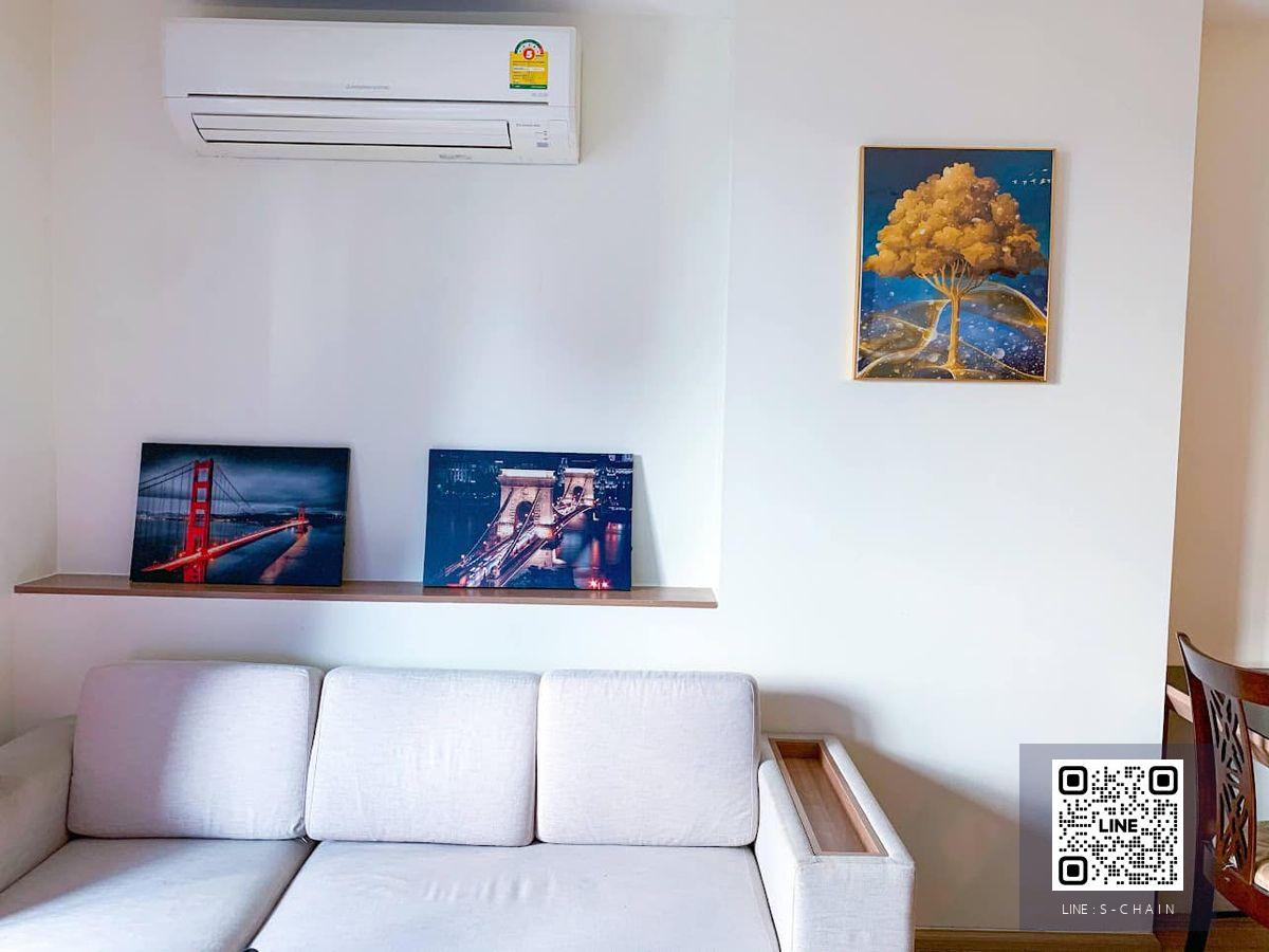 FOR RENT>> Rhythm Ratchada - Huaikwang>> ห้องมุม ชั้น 11  เลขห้องสวยอยู่แล้วดีอยู่แล้วเฮง  เฟอร์นิเจอร์เครื่องใช้ไฟฟ้าครบ ใกล้ MRT ห้วยขวาง #LV-MO1797