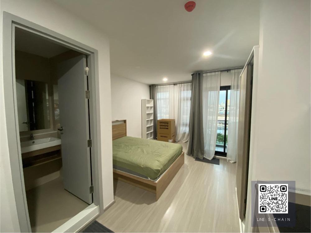 ❄️🎉FOR RENT>> Aspire Asoke - Ratchada>> ห้อง Studio ขนาด 25.256 ตร.ม ชั้น 8  city view  เฟอร์นิเจอร์ครบ ใกล้ MRT พระราม 9 #LV-MO1062