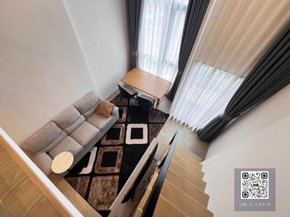 🌳🔥FOR RENT>> Origin Plug & Play Ramkhamhaeng Triple Station>> ห้อง Duplex ขนาด 35 ตร.ม. ชั้น 14 ทิศตะวันออก แดดเช้า บ่ายไม่ร้อน เครื่องใช้ไฟฟ้าครบ ใกล้รถไฟฟ้า 3 สาย สถานีแยกลำสาลี #LV-MO702