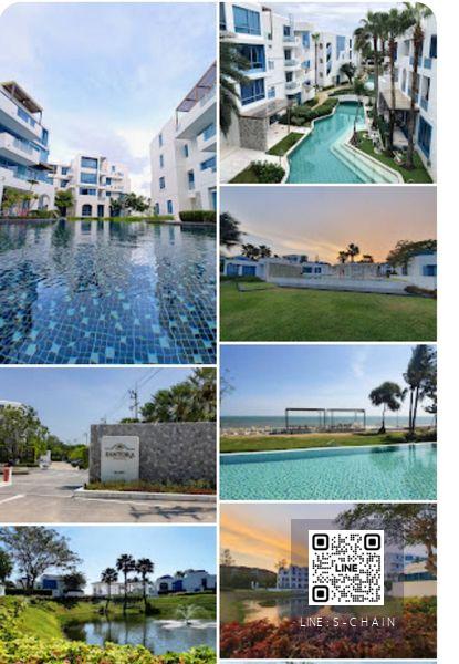 FOR RENT>> The Crest Santora Huahin>> คอนโดหรูติดริมทะเล ขนาดห้อง 45.3 ตร.ม. ชั้น 3 อาคาร E ทิศตะวันออก วิวทะเล #LV-MO426
