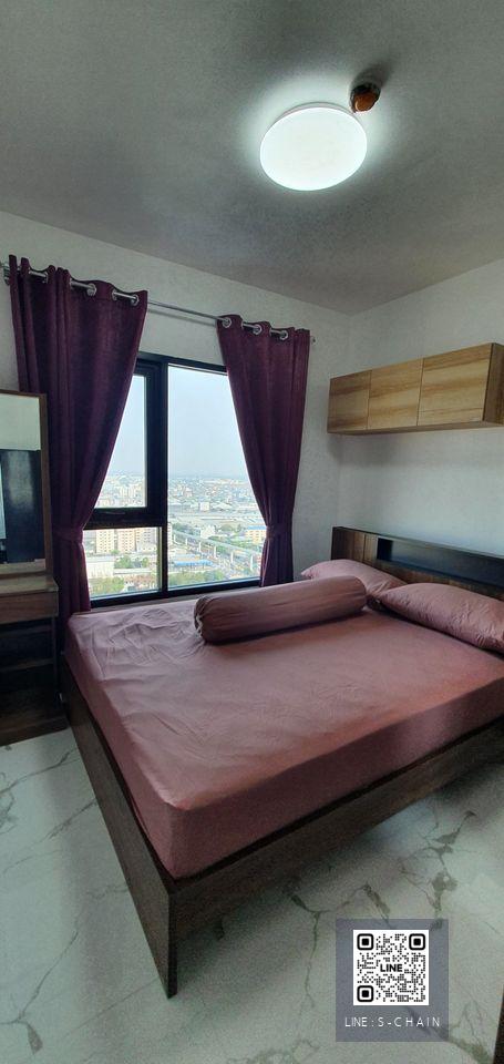 FOR RENT>> Kensington Sukhumvit - Thepharak>> ชั้น 27 One-bedroom Plus ขนาด 32 ตร.ม. ตกแต่งครบ ใกล้รถไฟฟ้าสายสีเหลือง สถานีทิพวัล #LV-MO183