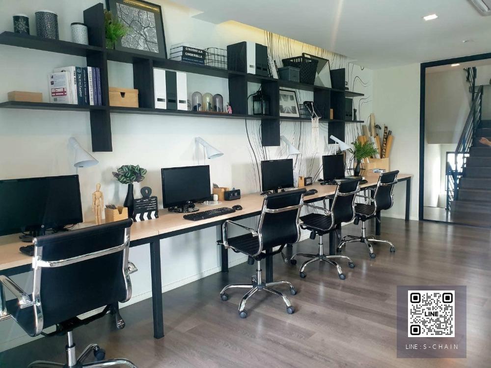 🎏🏢FOR RENT>> Home Office Cascade Bangna>> ตึก 4 ชั้น ขนาด 270 ตร.ม ห้องหัวมุมห้องแรก ห้องตัวอย่าง ตกแต่งพร้อม #LV-MO943