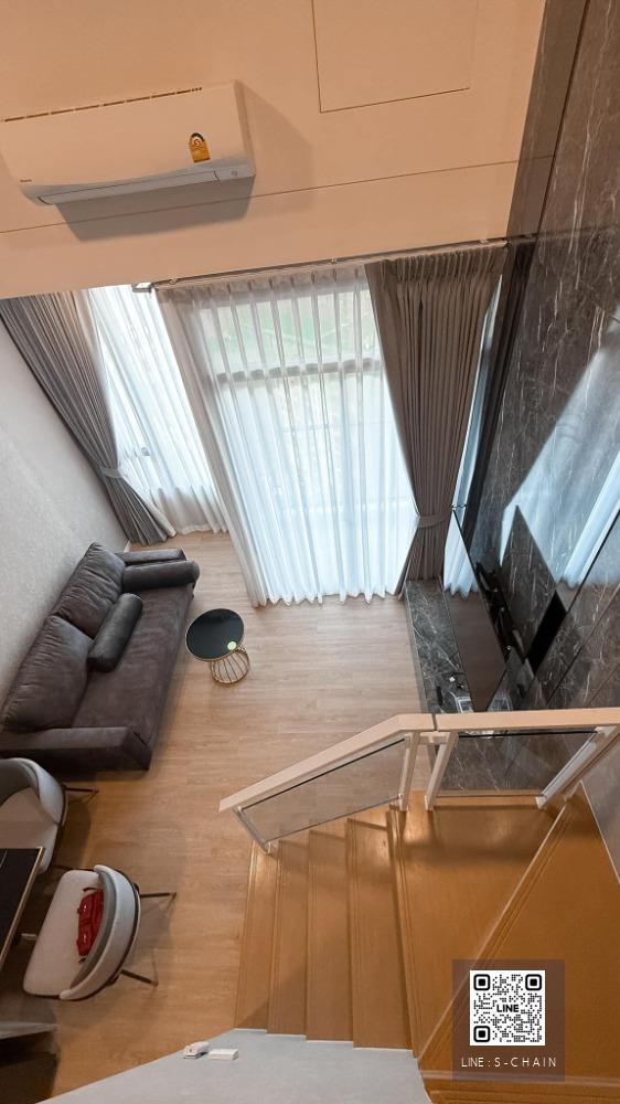 ✨🌈FOR RENT>> Siamese Rama 9 (Landmark #MRTA Station)>> ห้อง Duplex ขนาด 45 ตร.ม ชั้น 8 ตึก B เฟอร์นิเจอร์ครบ ใกล้ MRT พระราม 9 #LV-MO1033
