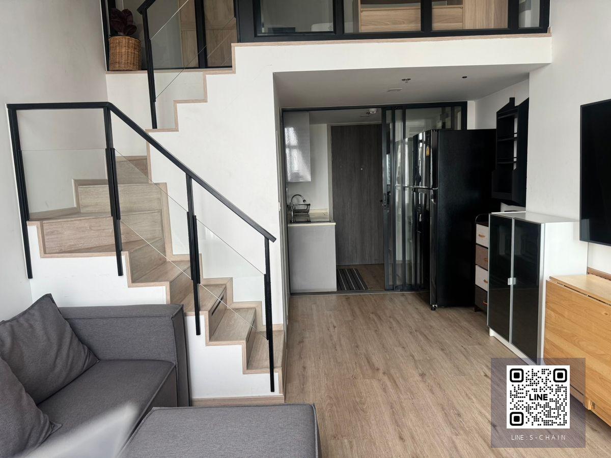 📢FOR RENT 🎊The Rich Rama 9 - Srinakarin>> คอนโดติดแอร์พอทลิ้งค์หัวหมาก ห้อง Duplex 37 ตร.ม ชั้น 28 เฟอร์นิเจอร์ครบพร้อมเครื่องใช้ไฟฟ้า #LV-MO1724