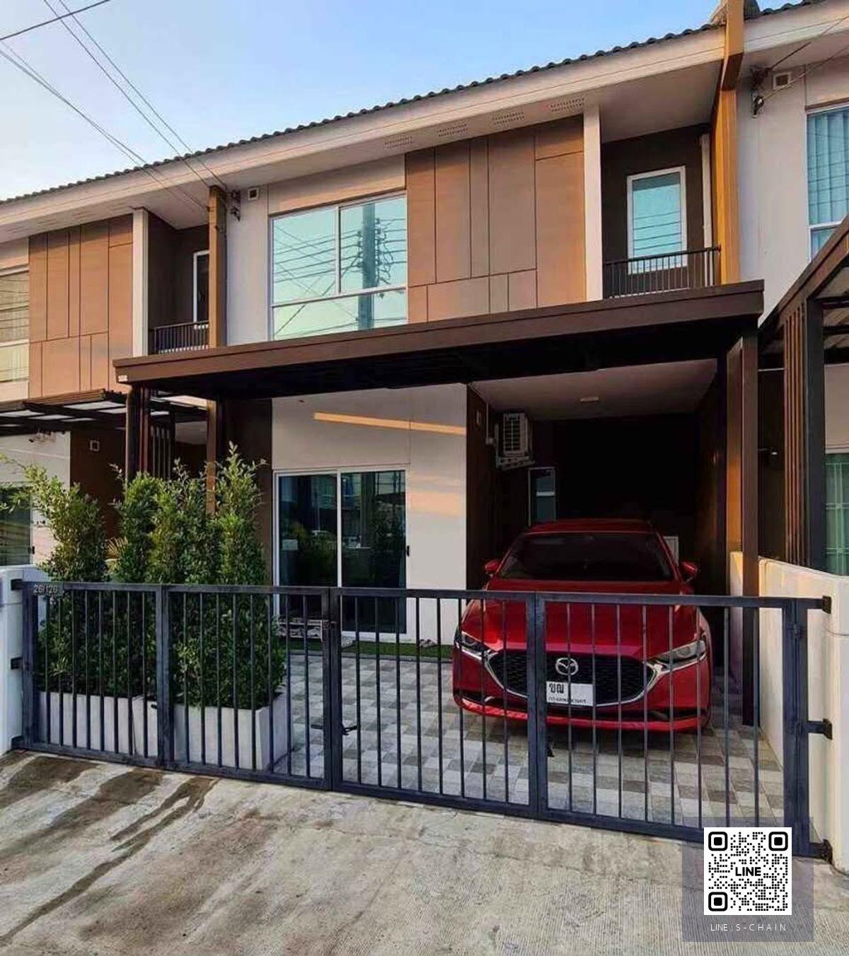 📢TOWN HOME FOR RENT>> 🏡The Connnect Ramintra - Minburi 2 🍀​ ​บ้านทาวน์โฮม  2 ชั้น 3 ห้องนอน 152 ตร.ม เฟอร์นิเจอร์​ครบ!!!  เครื่องใช้ไฟฟ้าครบ หิ้วกระเป๋าใบเดียวเข้าอยู่​ได้เลย #LV-MO1554