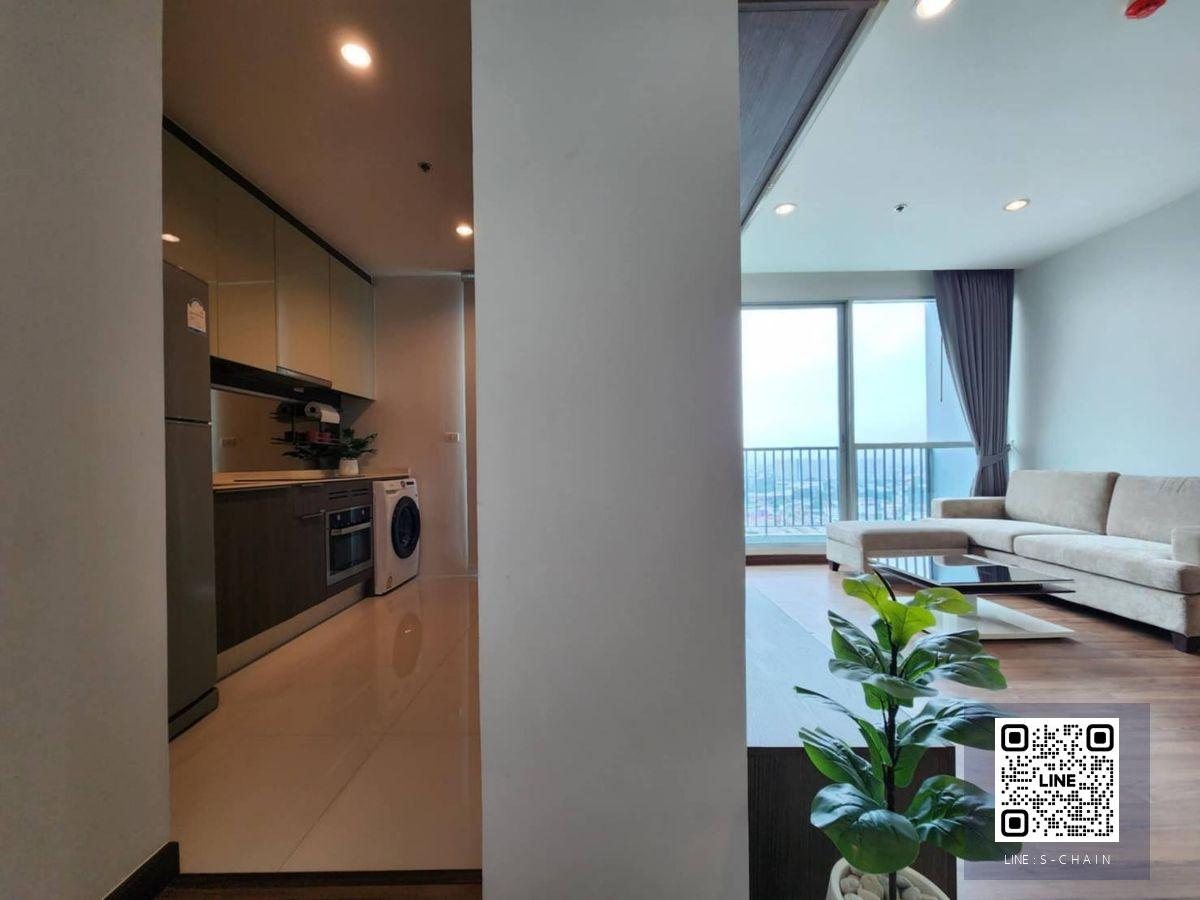 FOR RENT 📢Chewathai Interchange ⭐ติด MRT เตาปูน  ชั้น 23 สามารถเดินออกสวนลอยฟ้าได้เลย TYPE 2 ห้องนอน ขนาด 62.30 ตรม. วิวฝั่งรัฐสภาฯ #LV-MO1750