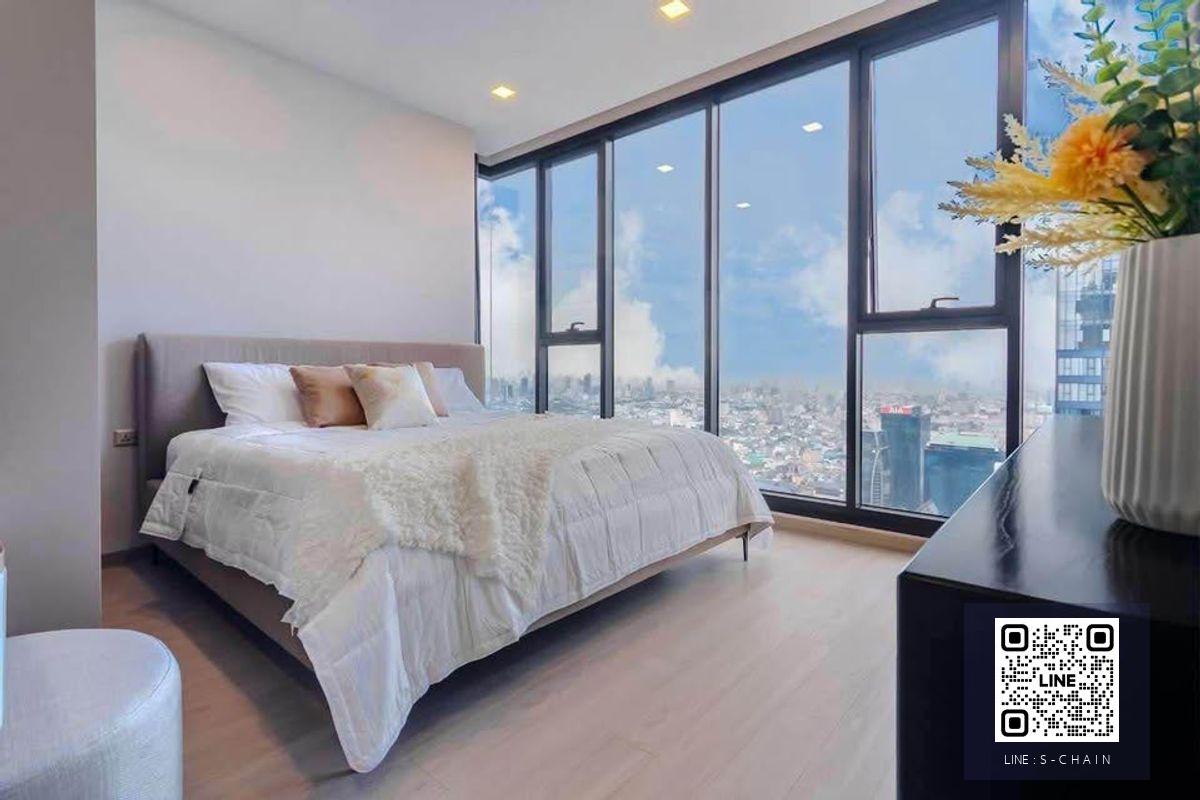 📢🌺FOR RENT>> One9Five Asoke - Rama 9 ⭐ใกล้ Central พระราม 9 / MRT พระราม 9 ชั้น 58 ตึก A   ทิศเหนือ ไม่ร้อน เฟอร์นิเจอร์และเครื่องใช้ไฟฟ้าครบ #LV-MO1924