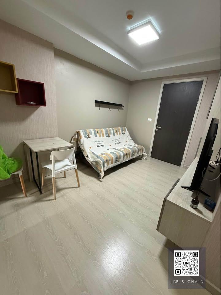 🌈FOR RENT>> Niche id @Pakkret Station>> 🍀ห้องหัวมุม 30 ตรม. มีระเบียง ชั้น 17 วิวสระว่ายน้ำ เฟอร์นิเจอร์ครบ ใกล้ BTS ห้าแยกปากเกร็ด #LV-MO1172