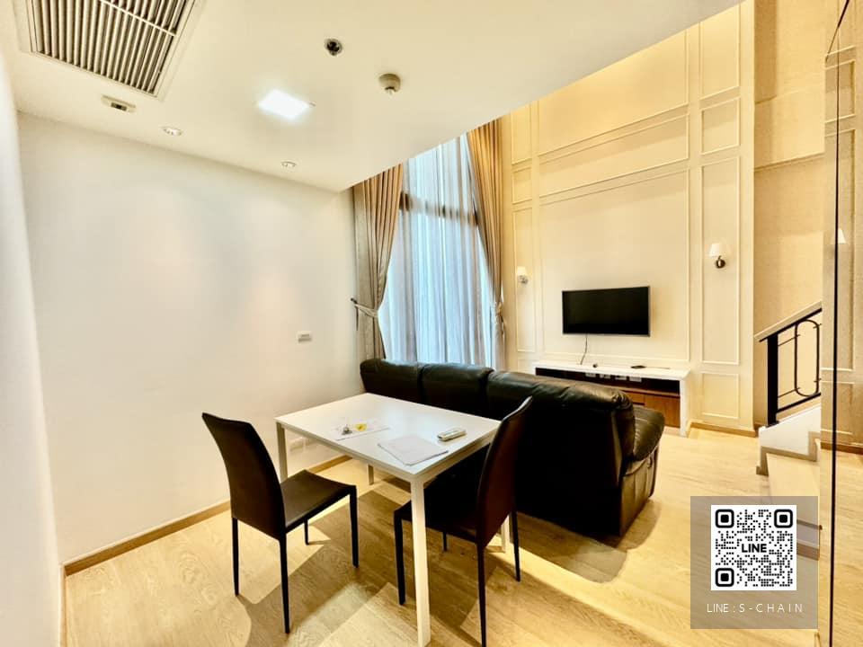 ❄️FOR RENT>> Pyne by Sansiri>> ห้อง Deplex 2 ห้องนอน ชั้น 33-34 เฟอรนิเจอร์ตกแต่งครรบ พร้อมเครื่องใช้ไฟฟ้า ติด BTS ราชเทวี #LV-MO774