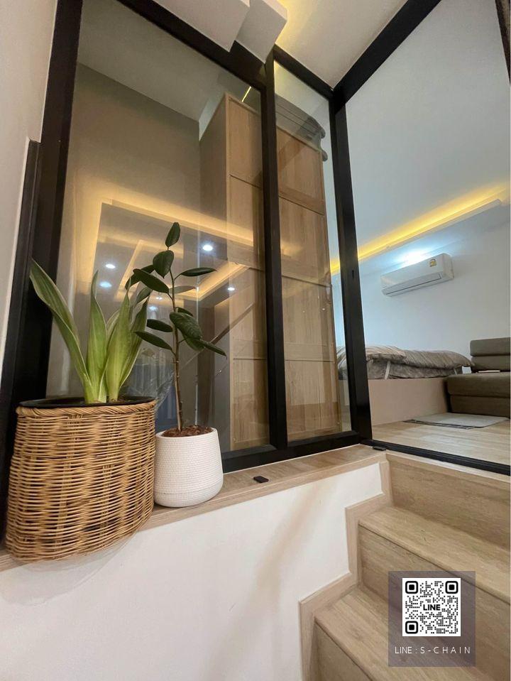 FOR RENT>> The Rich Rama 9 - Srinakarin>> ห้อง Duplex 37 ตร.ม. ชั้น 28 ติด Airport Link หัวหมาก #LV-MO291