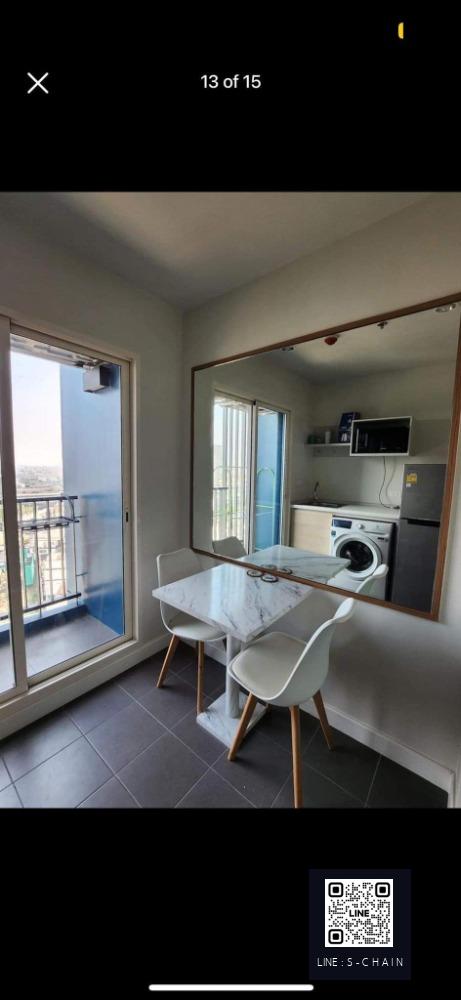 FOR RENT>> Metro Sky Wutthakat>> ใกล้ BTS วุฒากาศ เพียง 300 เมตรชั้น 15 มีฉากกั้นห้องเป็นสัดส่วน #LV-MO045