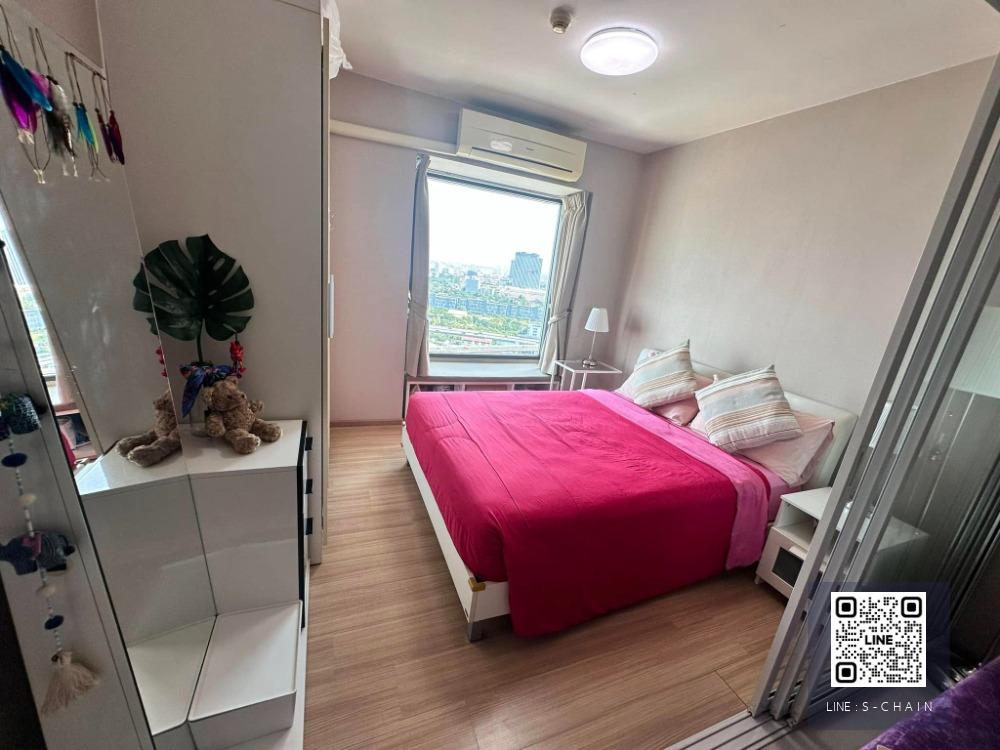 🔥FOR RENT>> Fuse Mobius Ramkhamhaeng Station>> ติดรถไฟฟ้า แอร์พอสลิ่งรามคำแหง  ชั้น 30 ตึก B วิวสวย 29 ตรม.  เฟอร์นิเจอร์ และเครื่องใช้ไฟฟ้า #LV-MO1346