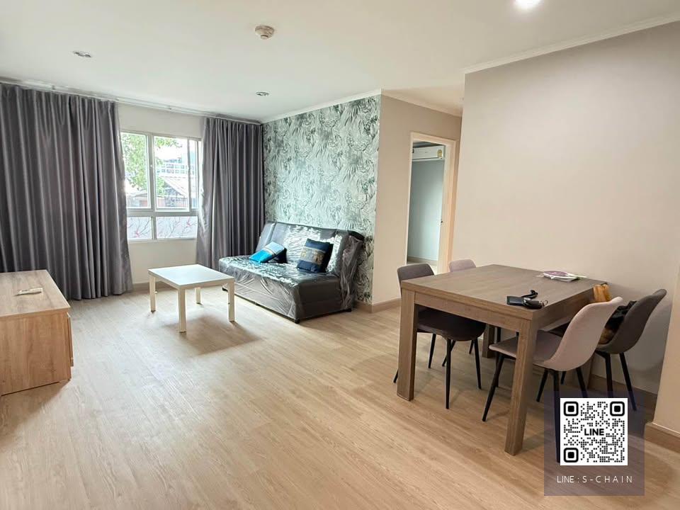 📢FOR RENT>> Lumpini Ville Cultural Center  ห้องกว้างมาก ชั้น 2 ขนาด 63 ตร.ม 2 ห้องนอน ใกล้ MRT ศูนย์วัฒนธรรม #LV-MO1448