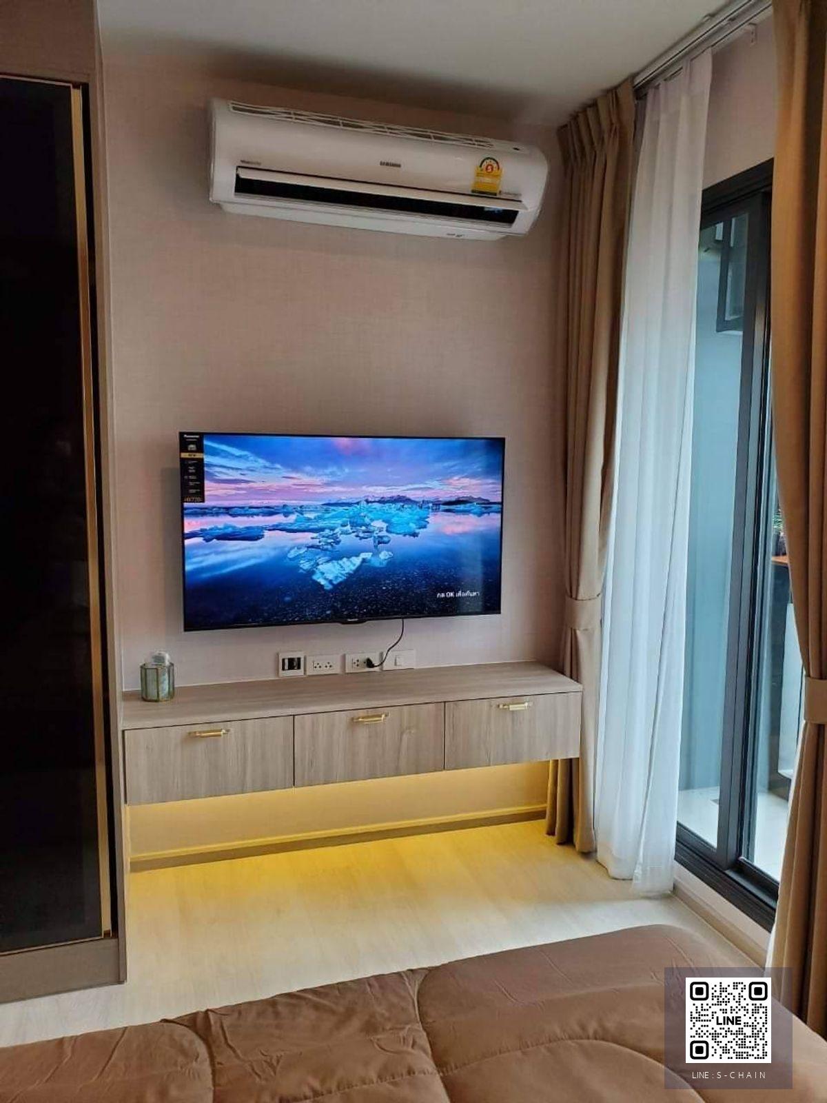 FOR RENT>> Life One Wireless>> ห้องสวย ตรงปก เครื่องใช้ไฟฟ้าครบ 29 ตรม . กั้นส่วนครัว และ ห้องนอน - ชั้น 29 ห้องมุม ใกล้ BTS เพลินจิต #LV-MO1659