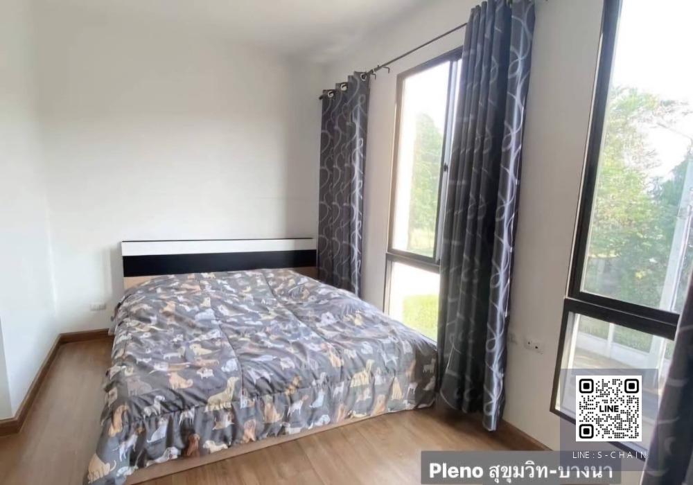 TOWNHOME FOR RENT>> หมู่บ้านพลีโน่ สุขุมวิท - บางนา ทาวน์โฮม 2 ชั้น ขนาด 17.5 ตร.ว. 3 ห้องนอนบรรยากาศรอบๆบ้านเงียบสงบ ใกล้ทางด่วน ใกล้ เมกะ บางนา #LV-MO440