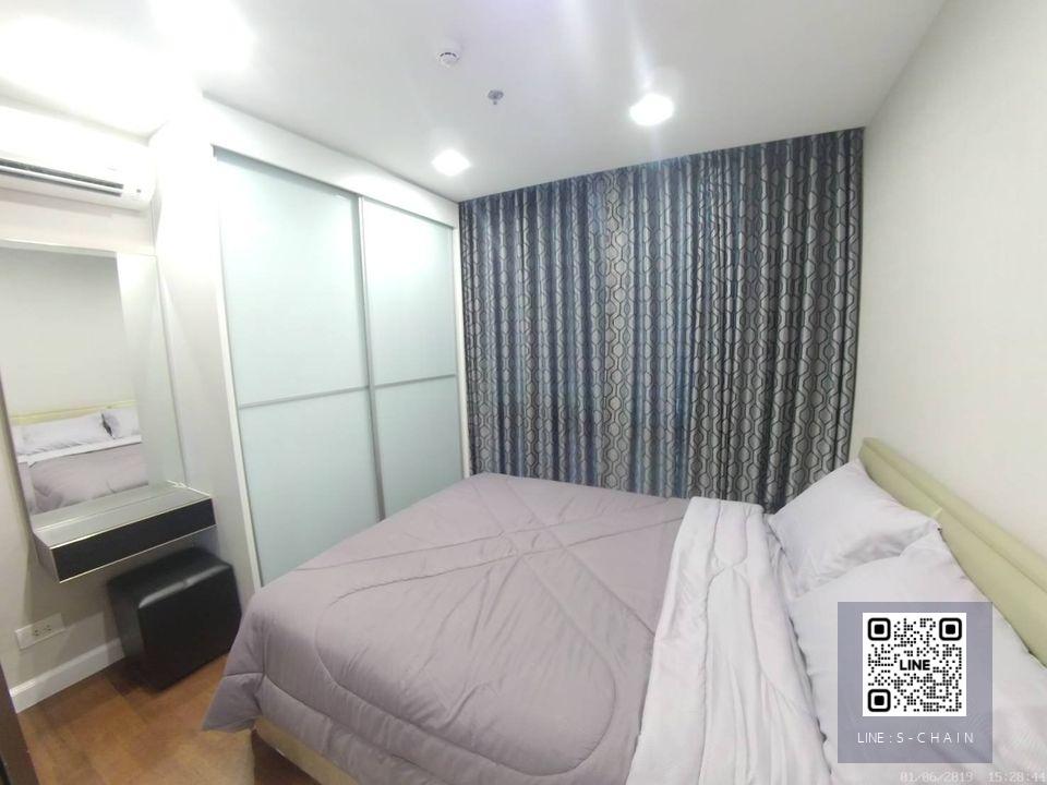 FOR RENT>> The Metropolis Samrong Interchange>> ชั้น 15 (วิวสระน้ำ) ตกแต่งครบ เฟอร์นิเจอร์ Built-in ติด BTS สำโรง รถไฟฟ้าสายสีเหลือง #LV-MO155