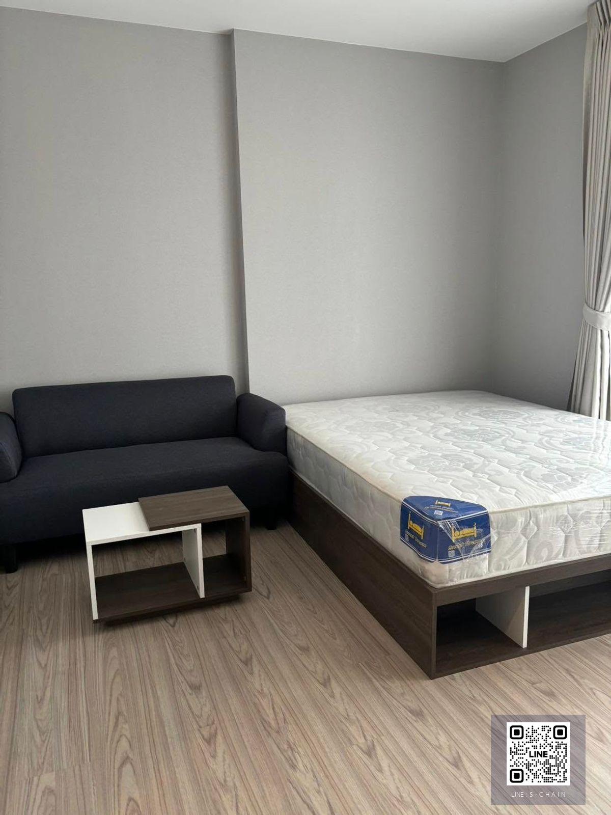 FOR RENT 📢The Tree Huamark Interchange 🔥 ชั้น17  ขนาดห้อง 23.02 ตร.ม ติดถนนใหญ่รามคำแหง ติด The Mall บางกะปิ 150 เมตร เฟอร์นิเจอร์ตกแต่งครบ #LV-MO1600