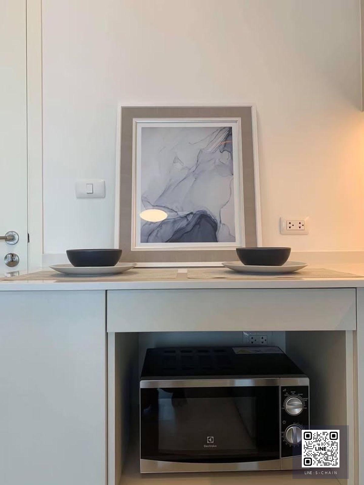 🔥📢FOR RENT>> Chapter One Eco Ratchada - Huaikwang ✨ใกล้ MRT ห้วยขวาง  ตึก H  ชั้น 18 เฟอร์นิเจอร์ครบพร้อมเครื่องใช้ไฟฟ้า #LV-MO1751