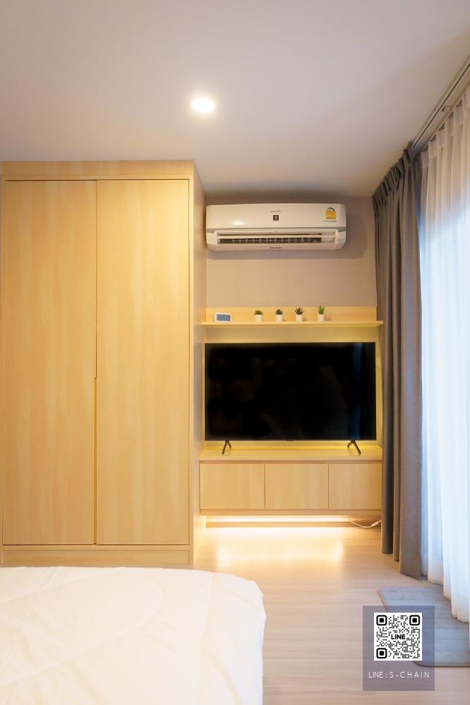 🎊💥FOR RENT>>Aspire Asoke - Ratchada>> ห้อง Studio ขนาด 25 ตร.ม. ชั้น 6 ตึก A  ตกแต่งเฟอร์นิเจอร์ Buil-in ใกล้ MRT พระราม 9 #LV-MO556