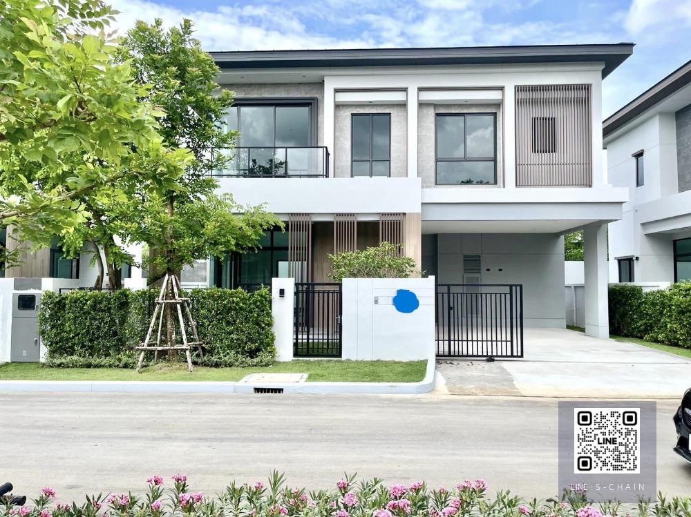 FOR RENT>> Bangkok Boulervard Bangna - Km.5>> บ้านเดี่ยวหรู 2 ชั้น ส่วนกลางขนาดใหญ่ ใกล้ทางด่วนหลายเส้นทาง #LV-MO340