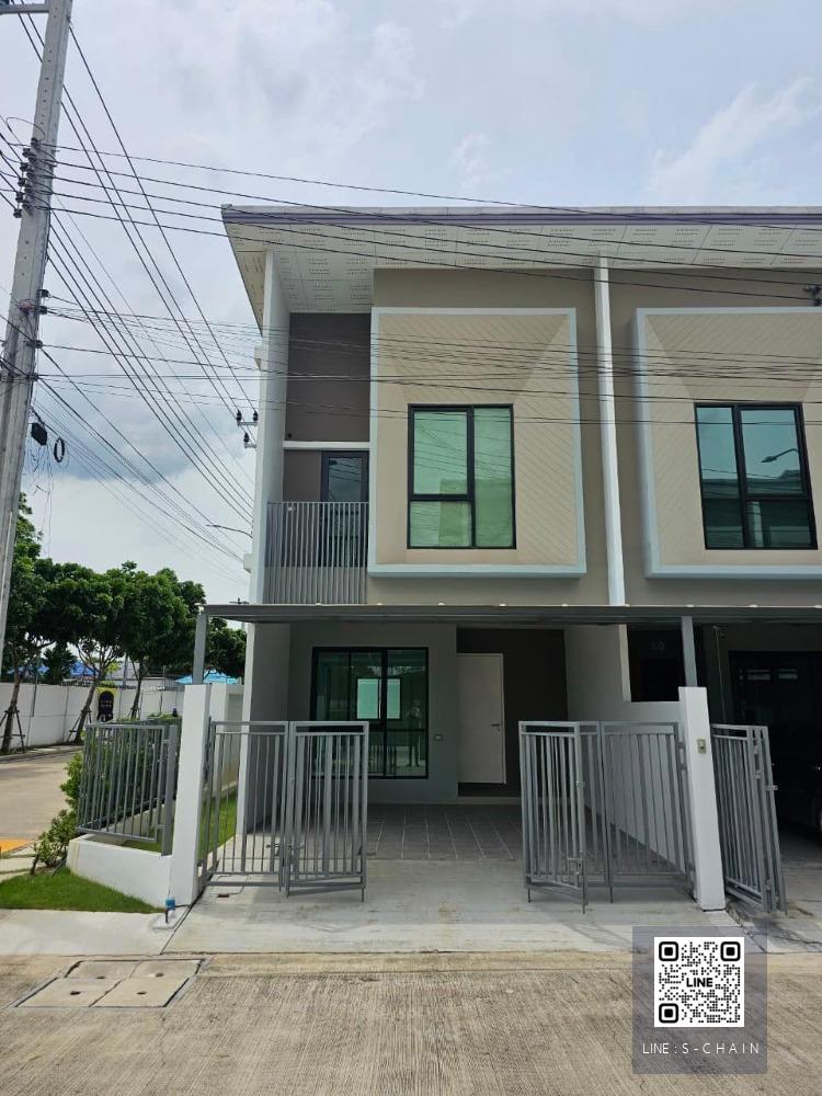 🏡🌈FOR RENT>> TimeHome 62 >> ทาวน์โฮม 2 ชั้น หลังริม⭐️3 ห้องนอน เงียบสงบ ด้านหลังต่อเติมแล้ว ไม่เคยปล่อยเช่า #LV-MO903