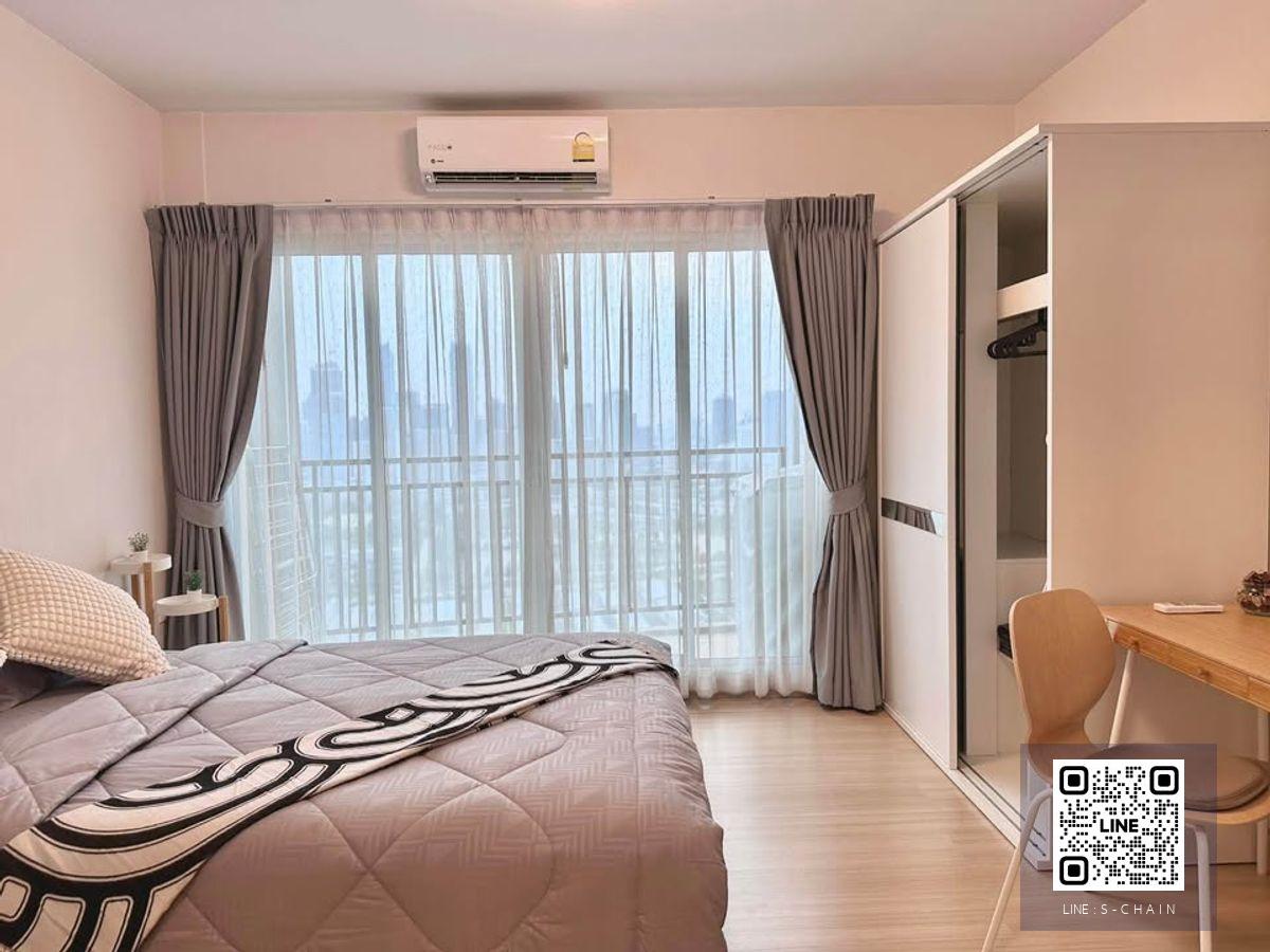 FOR RENT>> Supalai Veranda Rama 9>> ชั้น 30 อาคาร B ใกล้ MRT พระราม 9 เฟอร์นิเจอร์ครบ พร้อมเครื่องใช้ไฟฟ้า #LV-MO1649