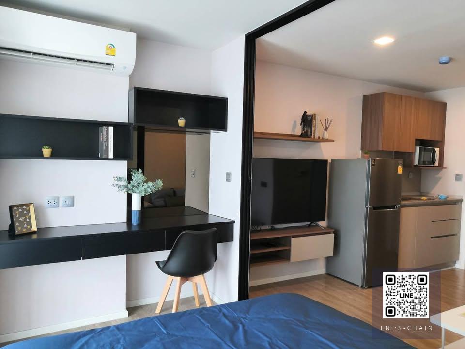 🎉FOR RENT>> Kave Town Space Rangsit - BU>> ห้องขนาด 24 ตร.ม. อาคาร D ชั้น 2 เฟอร์นิเจอร์ built-in พร้อมเครื่องใช้ไฟฟ้าครบ ใกล้ ม.กรุงเทพ #LV-MO1400