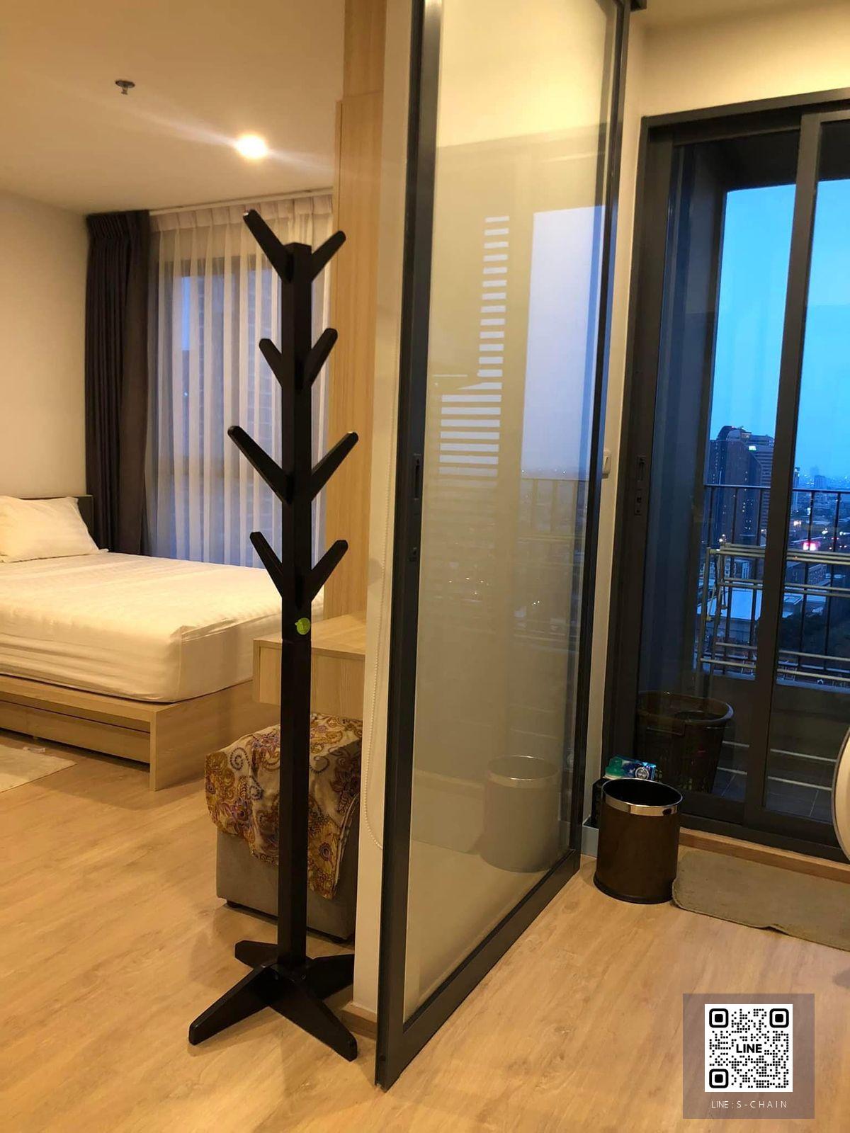 FOR RENT>> I Deo O2 Bangna>> ติด BTS สายสีเขียว และทางด่วนเฉลิมนคร ห้อง 26.89 ตรม. ทิศใต้ ไม่มีตึกบัง วิวสระตึก A ชั้น 26 free Wifi #LV-MO1793