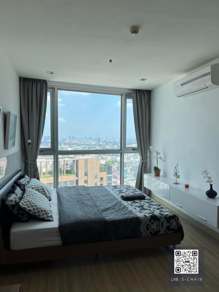FOR RENT>> Sky Walk Residence>> ห้องกว้างขนาด 51.3 ตร.ม. 1 Bed ชั้น 37 วิวสวย เฟอร์นิเจอร์ครบ ใกล้ BTS พระโขนง เพียง 200 เมตร #LV-MO434