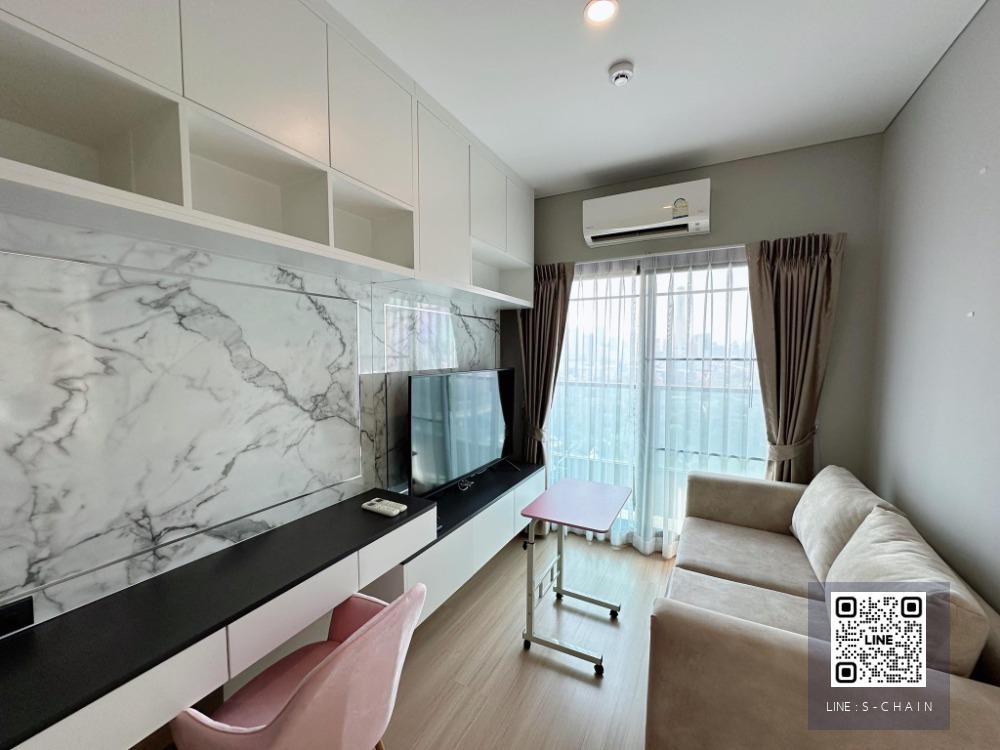 📢FOR RENT>> Lumpini Suite Phetchaburi -Makkasan>> ห่าง MRT เพรชบุรีตัดใหม่ 900เมตร ชั้น 23 เฟอร์นิเจอร์ Built-in ทั้งห้องพร้อมเครื่องใช้ไฟฟ้าครบ #LV-MO1417