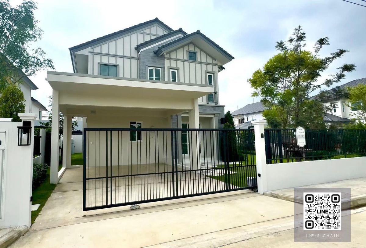 🌈🏡HOME FOR RENT>> Villaggio 3 Srinakarin - Bangna>> บ้านเดี่ยว 2 ชั้น บนพื้นที่ 64 ตร.ม. 4 ห้องนอน ใกล้ Mega บางนา เฟอร์นิเจอร์ครบ #LV-MO1522