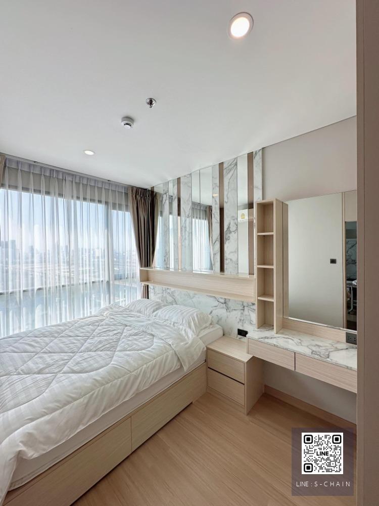 📢FOR RENT>> Lumpini Suite Phetchaburi -Makkasan>> ห่าง MRT เพรชบุรีตัดใหม่ 900เมตร ชั้น 23 เฟอร์นิเจอร์ Built-in ทั้งห้องพร้อมเครื่องใช้ไฟฟ้าครบ #LV-MO1417