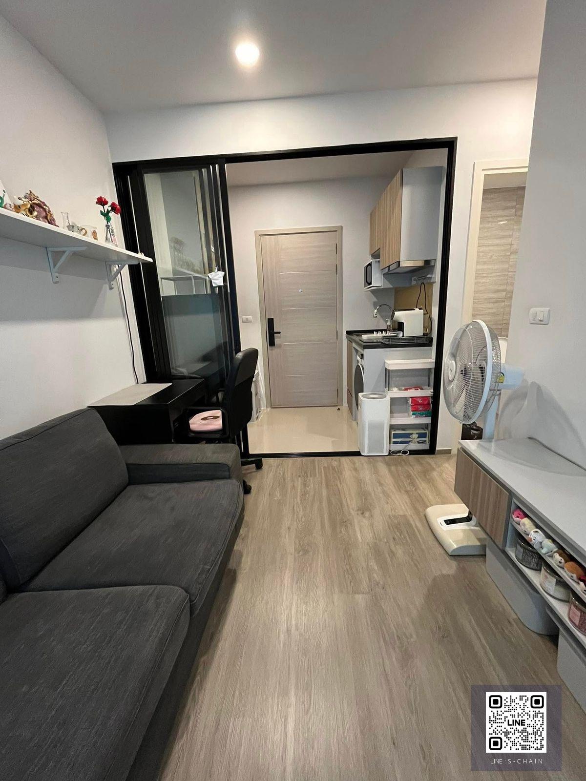 FOR RENT>> 📢BRIXTON Pet & Play Sukhumvit 107 🐶🐱 Pet-friendly ตึก C ซอยแบริ่ง 4 ใกล้ BTS แบริ่ง 600 ม. 27 ตร.ม. ชั้น 3 ✅ เฟอร์นิเจอร์ครบ + เครื่องใช้ไฟฟ้าพร้อมเข้าอยู่ #LV-MO1636