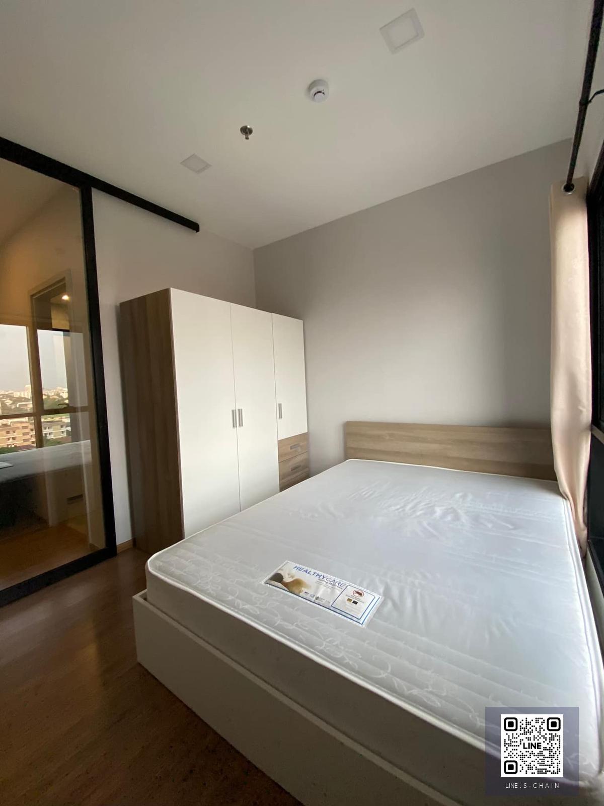 ❄️FOR RENT>> Metris Rama9 - Ramkhamhaeng>> PET Friendly  😺🐶30.5 ตรม. (ห้องมุม) 🛏 เฟอร์นิเจอร์และเครื่องใช้ไฟฟ้าครบ  ใกล้ Airport LInk รามคำแหง #LV-MO1470