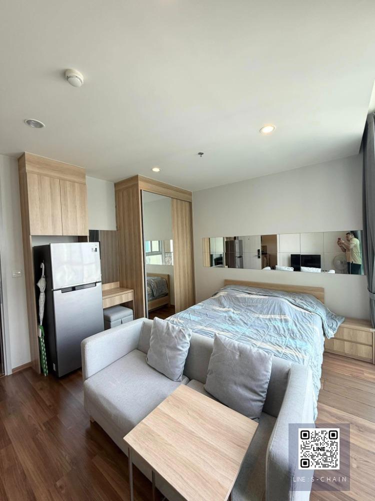 📢FOR RENT>> Noble Revolve Ratchada 2>> ติด MRT ศูนย์วัฒนธรรม 40 เมตร ห้อง Studio  ขนาด 23ตรม. ชั้น 35  ตรงข้ามเป็นห้างเอสพลานาดรัชดา และสถานฑูตจีน #LV-MO1396