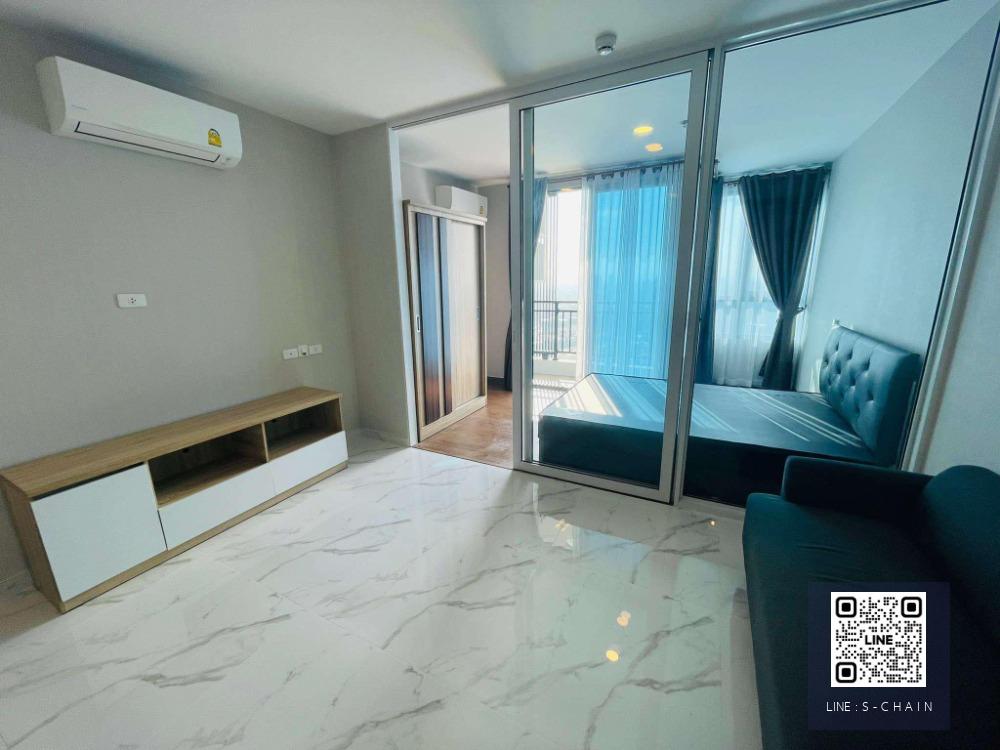 🎏FOR RENT>> Artisan Ratchada>> 🌟ห้อง 33 ตร.ม. ชั้น 34 บนสุด ใกล้ MRT ศูนย์วัฒนธรรม เฟอร์นิเจอร์ครบ #LV-MO1124