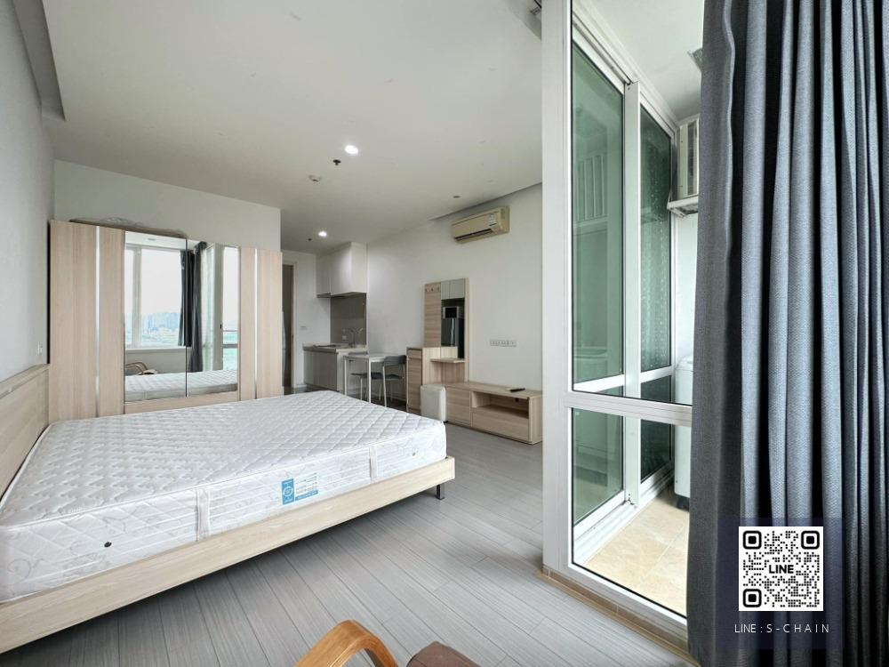 🌀🌸FOR RENT>> TC GreenRama9>> ห้อง Studio ขนาด 28 ตร.ม. ชั้น 10 ตึก B วิวสวย โล่ง เพดานสูง โปร่ง ไม่อึดอัด เงียบ สงบ ใกล้ Show DC /รพ.ปิยะเวท #LV-MO786