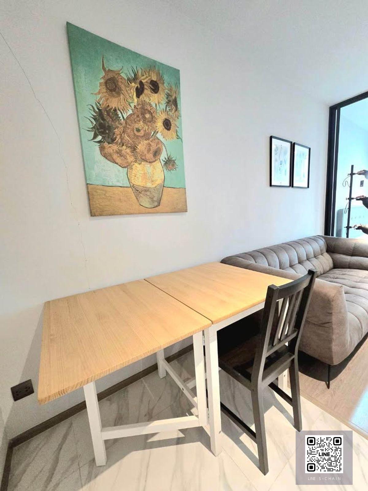 🎉🔥FOR RENT>> Rhythm Ekkamai 📢ห้อง 1 Bed วิว Pocket Garden ไม่ร้อน ลมเย็นสบาย ชั้น 8 ห้องตกแต่งใหม่ เฟอร์นิเจอร์อิเกียเครื่องใช้ไฟฟ้าครบ ใกล้ BTS เอกมัย #LV-MO2032