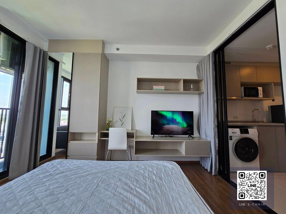 🔥FOR RENT📢The Origin Ram 209 Interchange ติดรถไฟฟ้า 2 สายสีส้ม และสายสีชมพู สถานีมีนบุรี ห้องสวย ส่วนกลางครบครัน ชั้น 12 ขนาด 22 ตร.ม #LV-MO1567