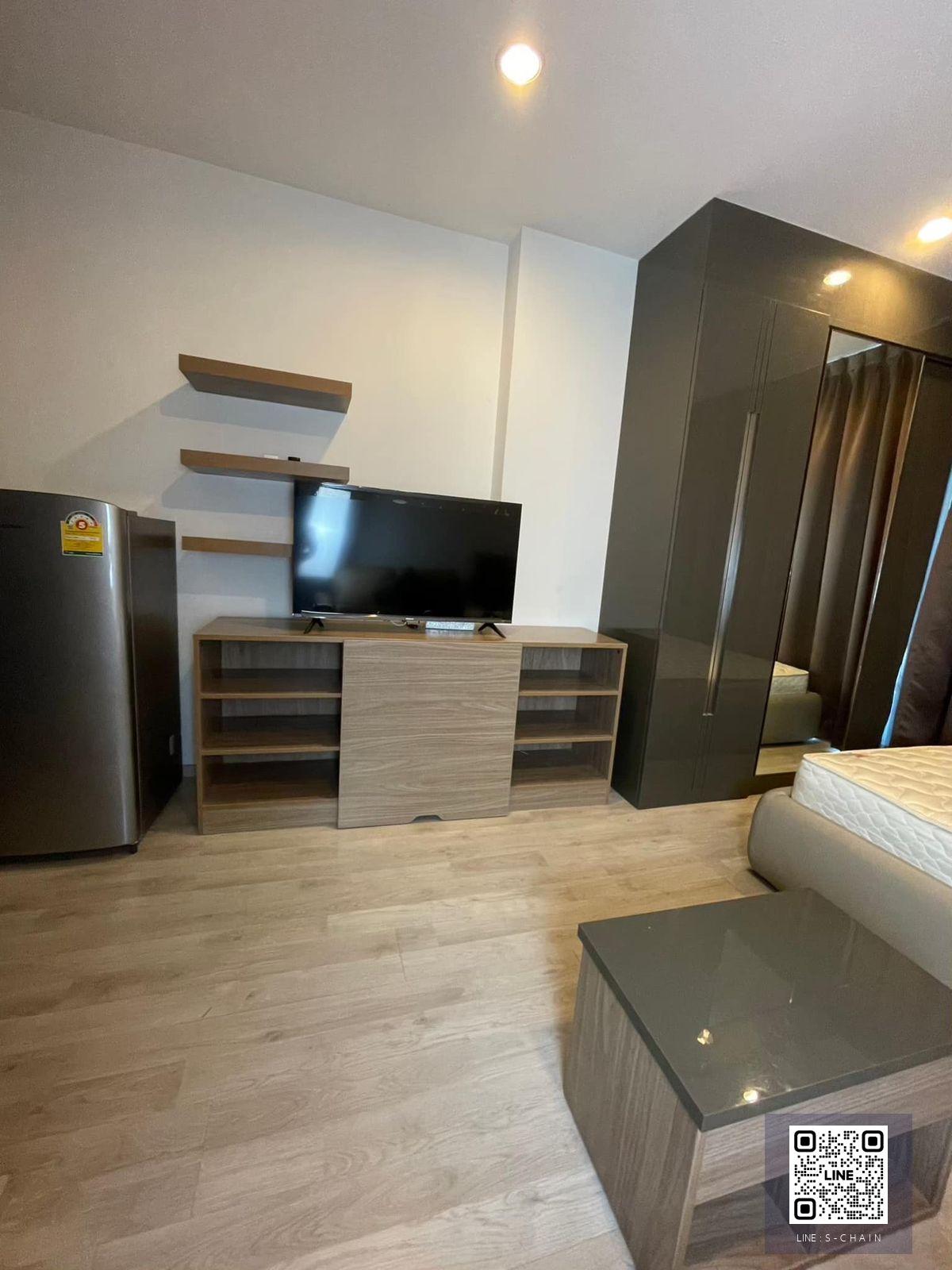 🌈FOR RENT>> 🎉I Deo Mobi Charan Interchange>> ห้อง studio ขนาด 21.5 ตรม.  ชั้น 11 ทิศตะวันตก ✅ ห้องกว้าง อยู่สบาย ตกแต่งเฟอร์นิเจอร์ พร้อมเครื่องใช้ไฟฟ้าครบ #LV-MO1675