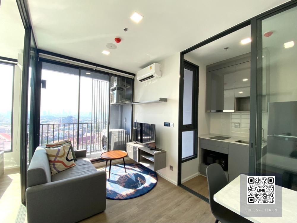 🍀FOR RENT>> 🌈Modiz Rhyme Ramkhamhaeng>> ชั้น 17 ขนาดห้อง 26.2 ตร.ม ห้องสวย แต่งครบ ใกล้ MRT รามคำแหง /The Mall #LV-MO1144