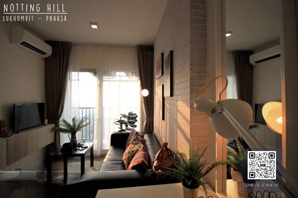 FOR RENT>> Notting Hill Sukhumvit - Praksa>> ชั้น 32  วิวแม่น้ำ วิวโล่ง เฟอร์นิเจอร์ครบ ใกล้ BTS แพรกษา #LV-MO323