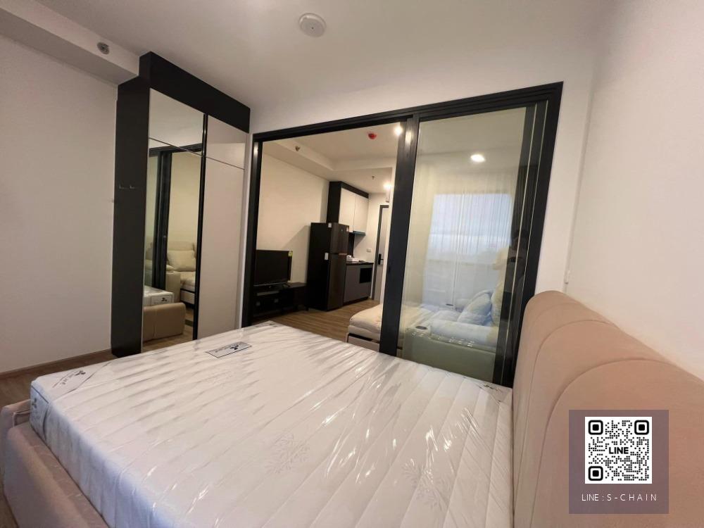 🔔🌷FOR RENT>> The Stage Mindscape Ratchada - Huaikwang>> ห้องชั้น 8 วิวเมือง หันทิศเหนือ ไม่โดนแดดบ่าย ระเบียงไม่หันหน้าชนกับห้องอื่น เฟอร์นิเจอร์พร้อมเครื่องใช้ไฟฟ้าครบ #LV-MO824