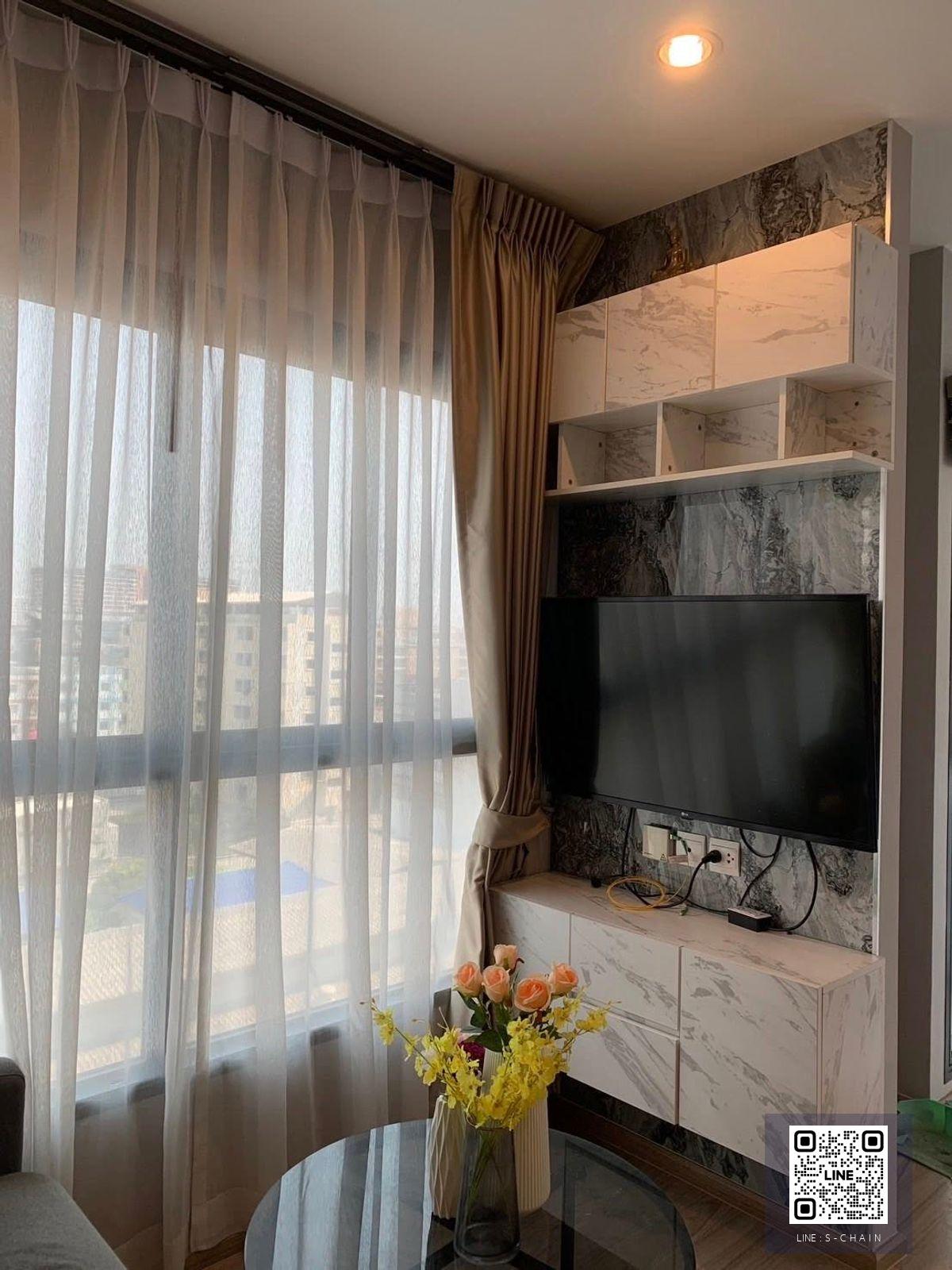 FOR SALE 📢⭐The Tree Huamark Interchange >> ติด The Mall บางกะปิ อาคาร C  ชั้น 6 ขนาด 27  เครื่องใช้ไฟฟ้าครบพร้อมเข้าอยู่ TV ตู้เย็น เครื่องซักผ้า  #LV-MO1640